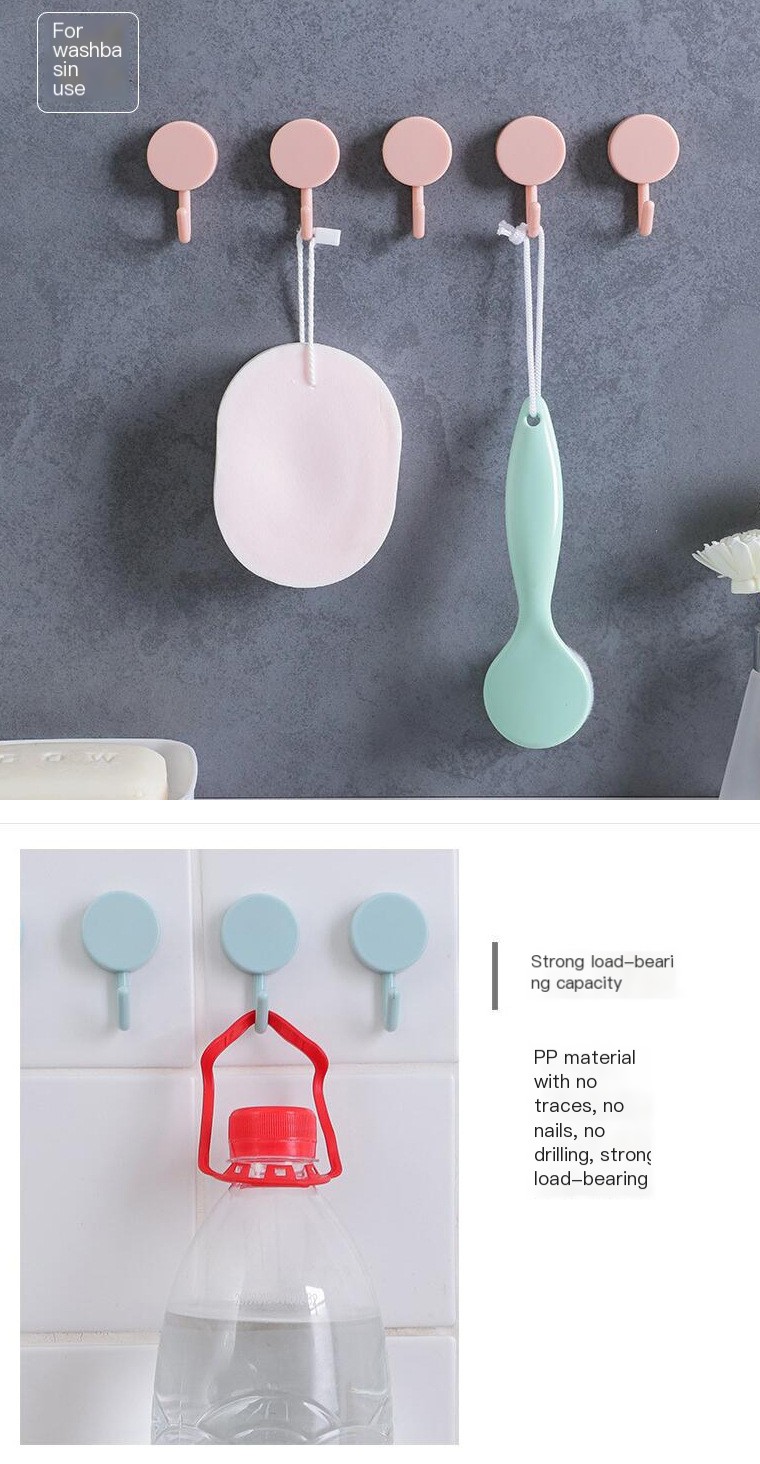 Nordic Round Adhesive Hook 4