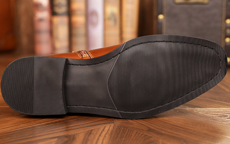 Enzo Leather Dress Shoe in Brown