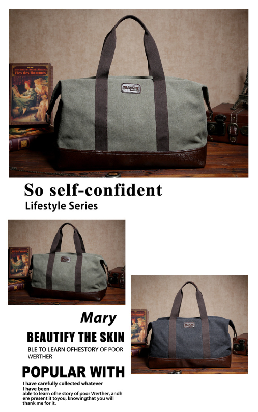 Canvas Crossbody Bag in different colors