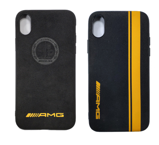Suede Embroidered Phone Case