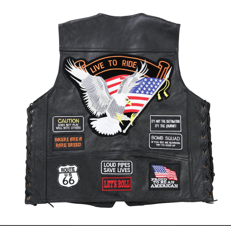 Harley leather vest image 5