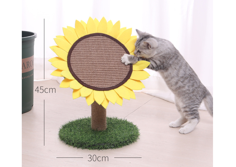 Sunflower Cat Scratching Pad Image 1