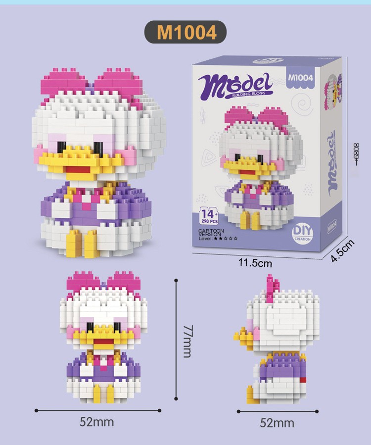 Cute cartoon mini building blocks 9