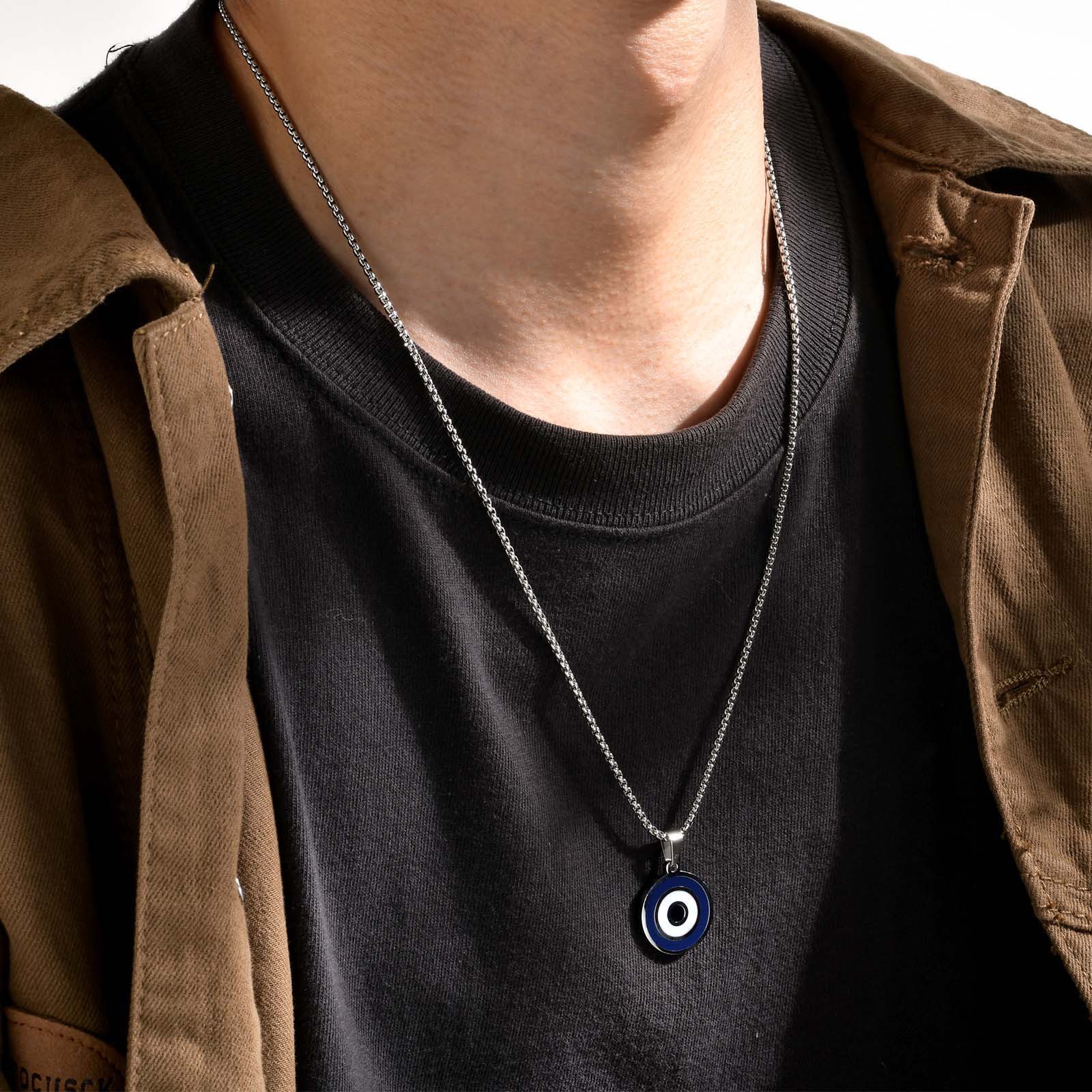 Grecian Evil Eye Necklace Image 4