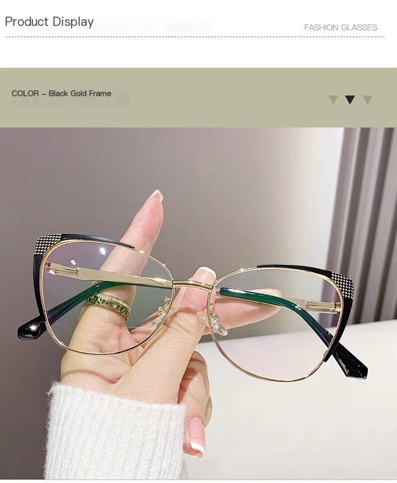 H 7151 Cat Eye Glasses - Lifestyle
