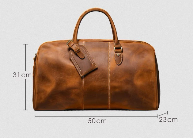 Leathfocus Travel Tote