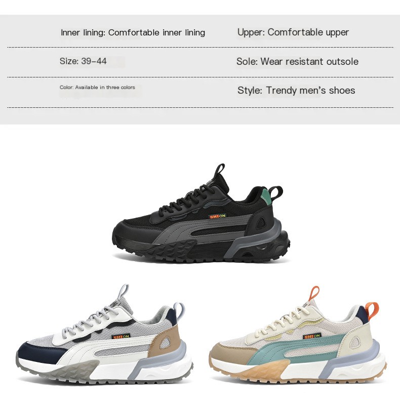 Stylish Black Sports Shoes