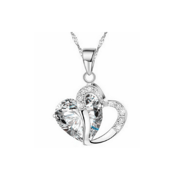 Heart Shaped Pendant Necklace Image 5