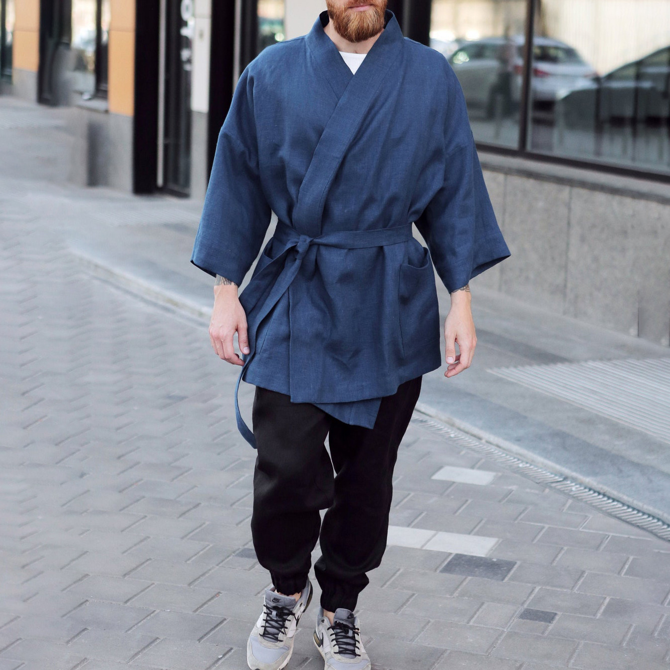 仿铜氨丝长袖 shirt image 4