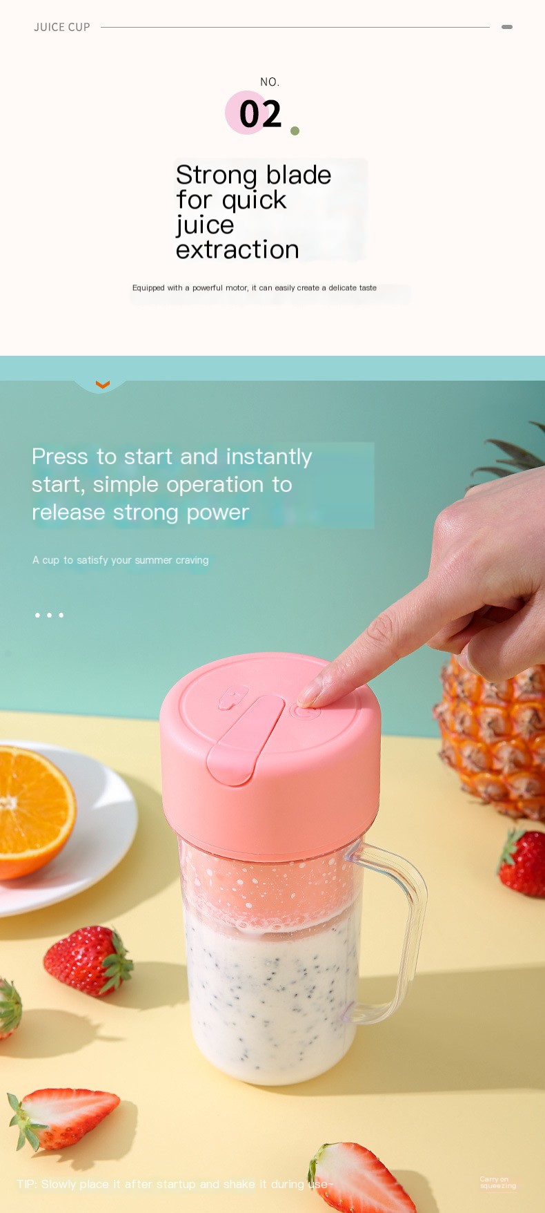 Portable Electric Juice Cup 5