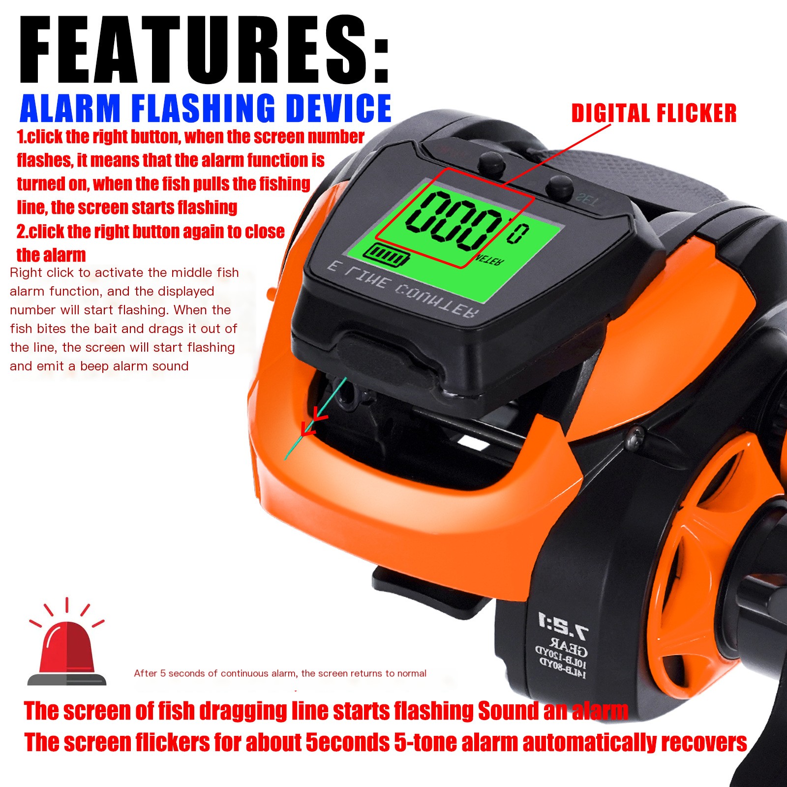 SAMOLLA Fishing Reel Image 6