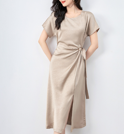 Asymmetrical Cutout Knitted Dress Image 2