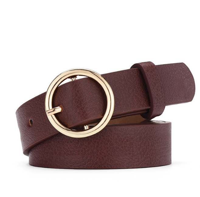 Leather Belt White