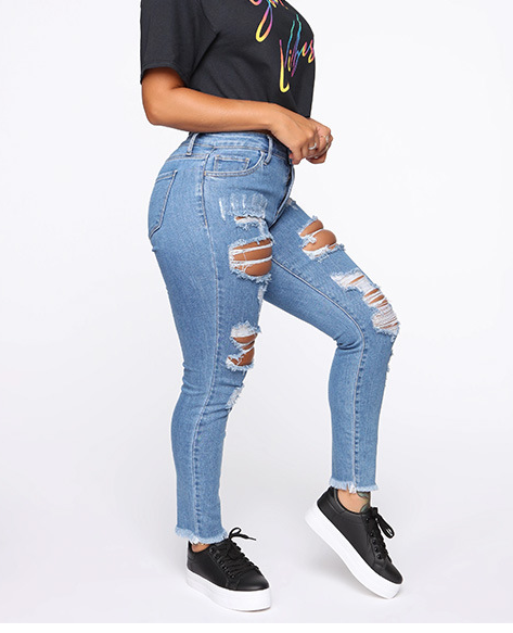 Distressed Jeans Image 4