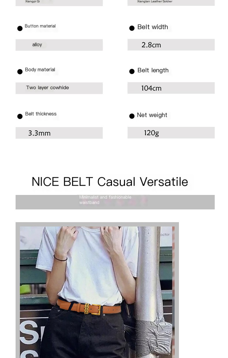 Leather Belt Image 4