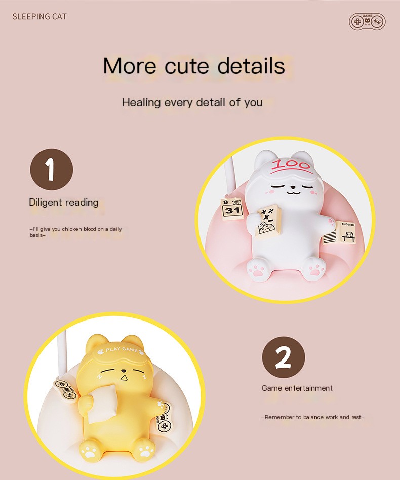 Game Sleeping Cat Yellow