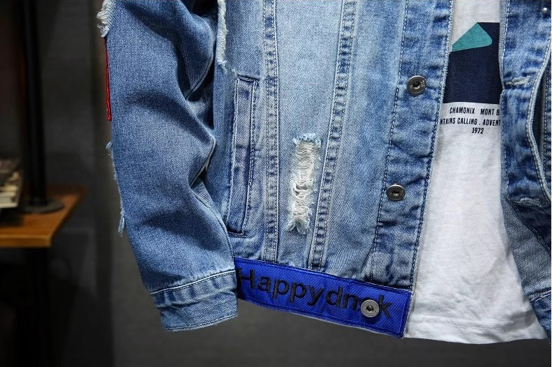 Embroidered Denim Jacket 4
