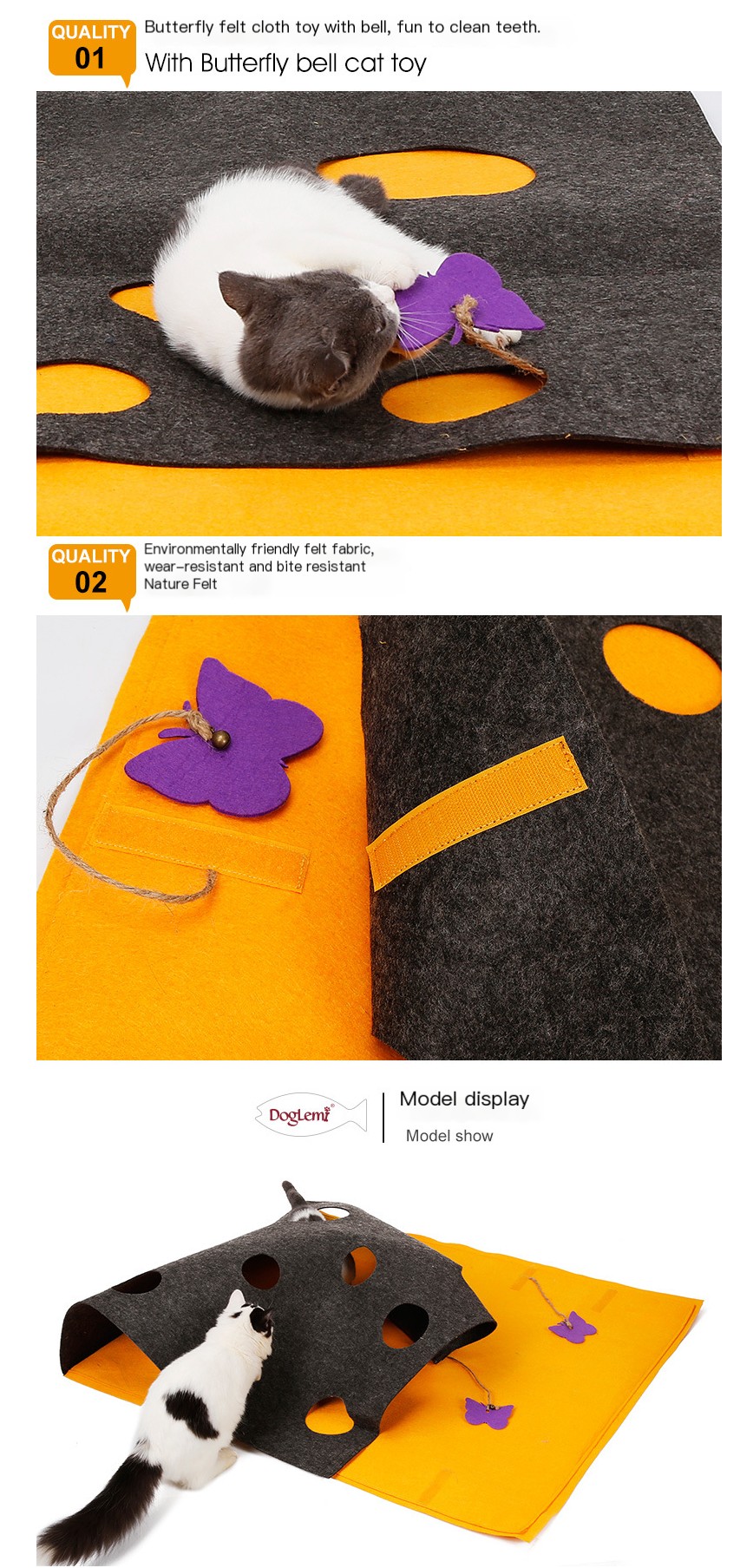Cat Hide-and-Seek Mat Image 2