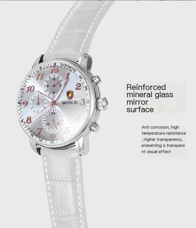 Men's Business Watch White