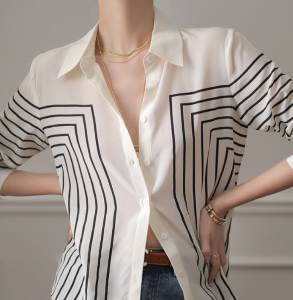 Striped Shirt for Women - Image 4
