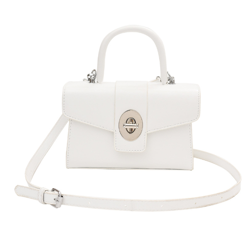 Cowhide Fashion Beaded Handbag - Details