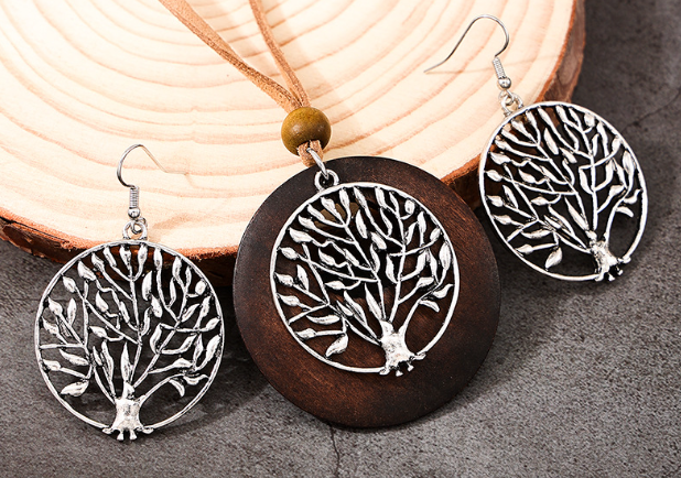 Wooden Jewelry Necklace