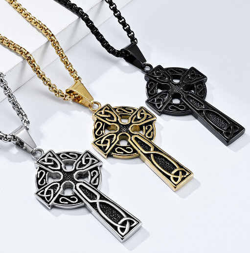 Titanium Steel Cross Pendant 1