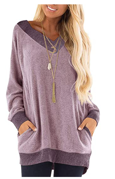 Sweatshirt in Light Blue