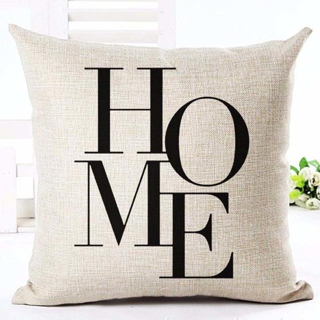 Letter Cushion Cover