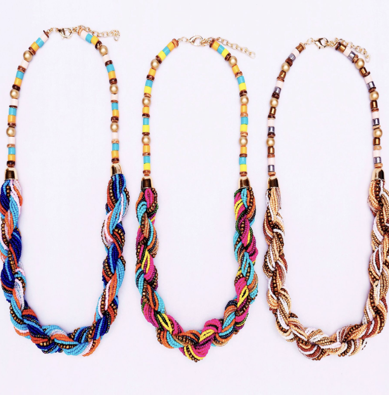 Bohemian Necklace Blue