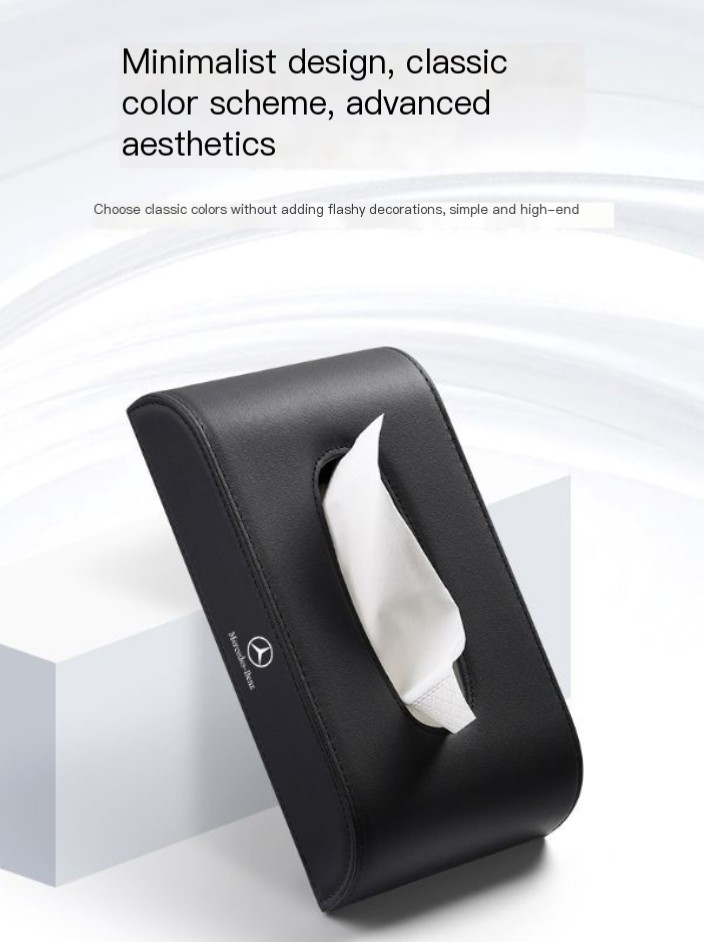 Leather Tissue Box Image 3