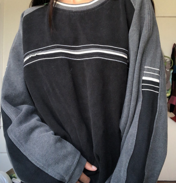 Women's Contrast Color Pullover 4