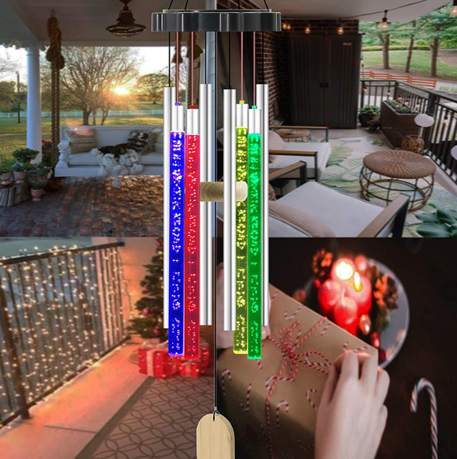 Solar Powered LED Windchime Design 4