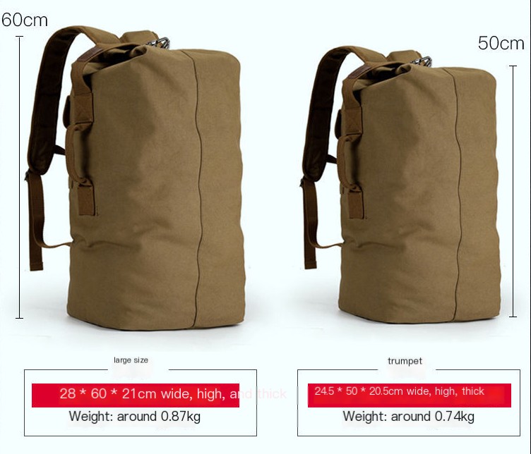 Casual Backpack Khaki