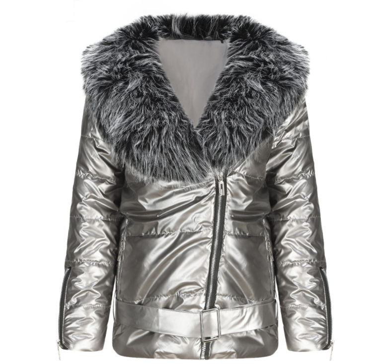 Faux Fur Collar Coat Image 6
