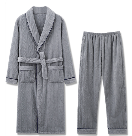 Coral Velvet Bathrobe Image 5