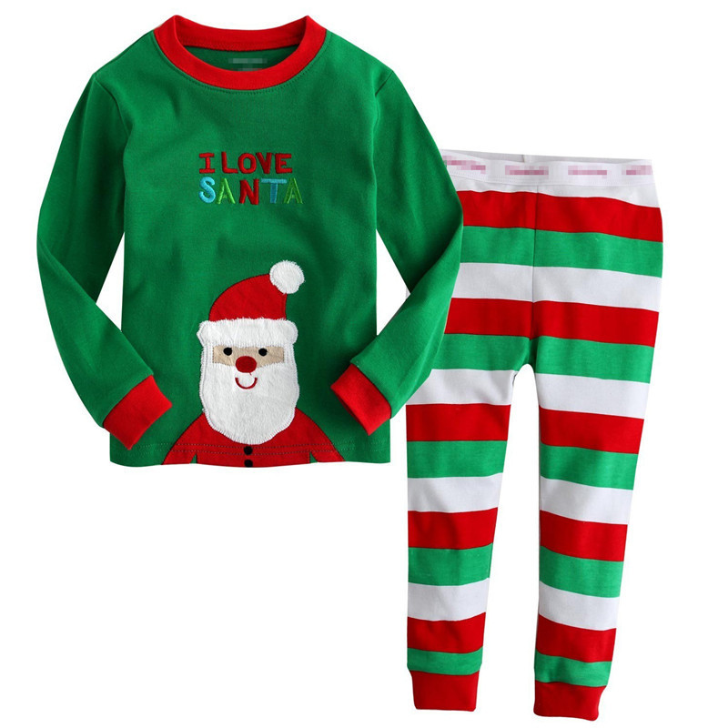 Santa Pajama Set Close-up