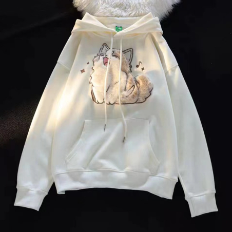 Embroidered Kitten Sweatshirt 6