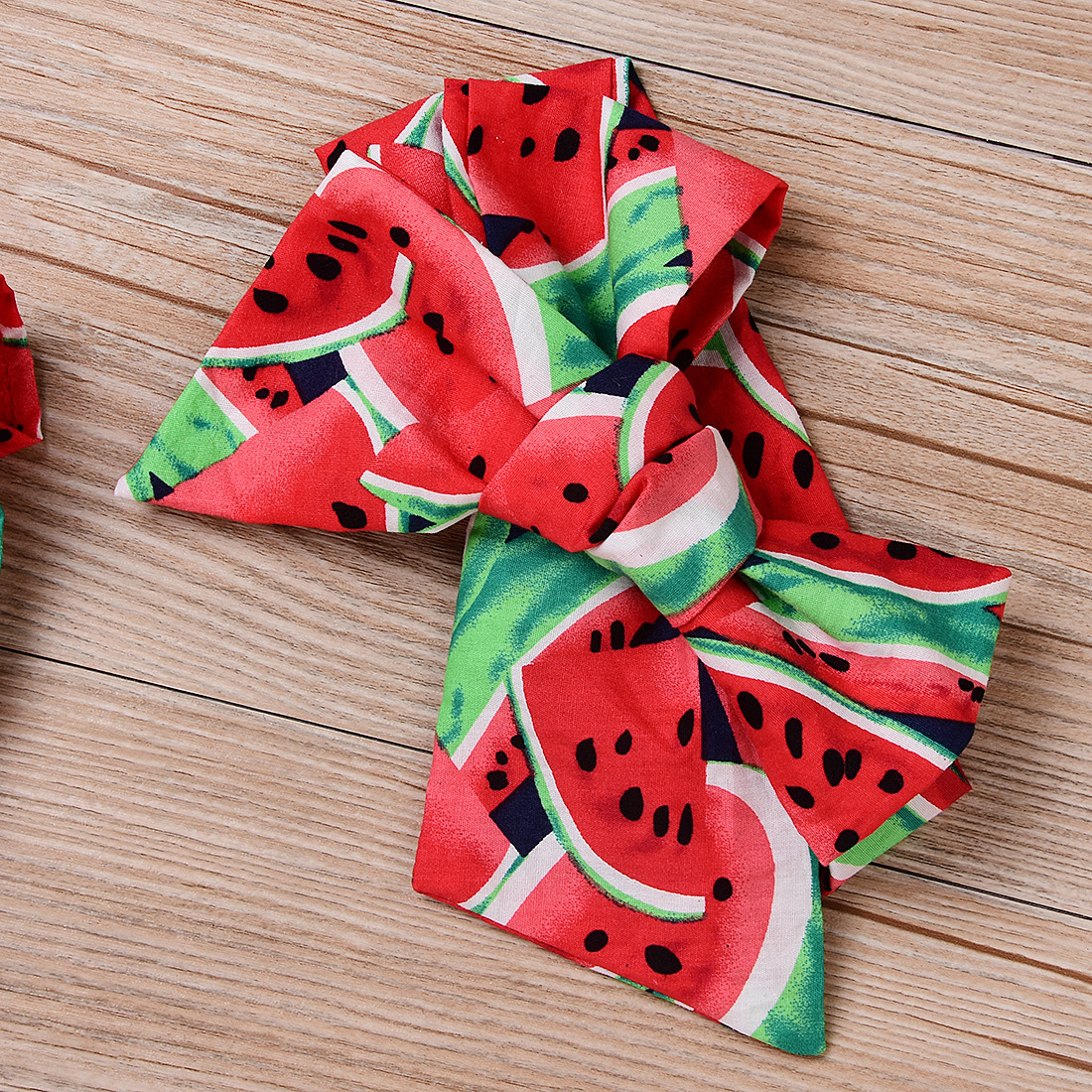 Watermelon Print Baby Romper