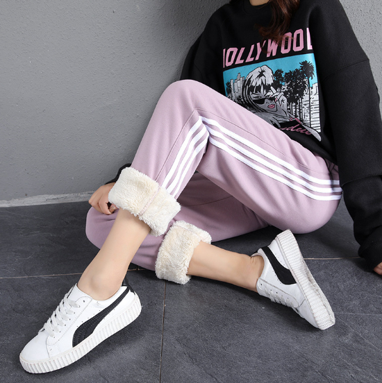 Women's Fleece-Lined Sweatpants - Style 6