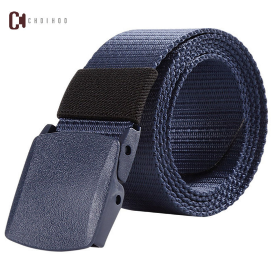Black Canvas Belt