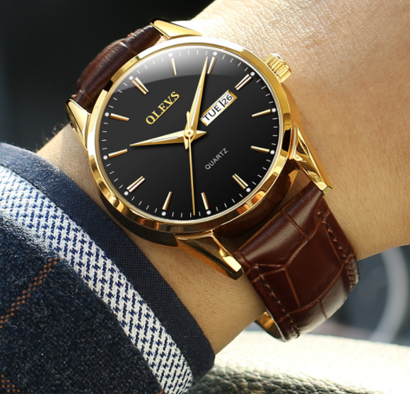 Couple's Quartz Watch - Brown