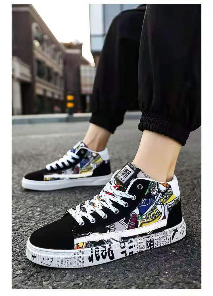 Chinese-style canvas shoes 2
