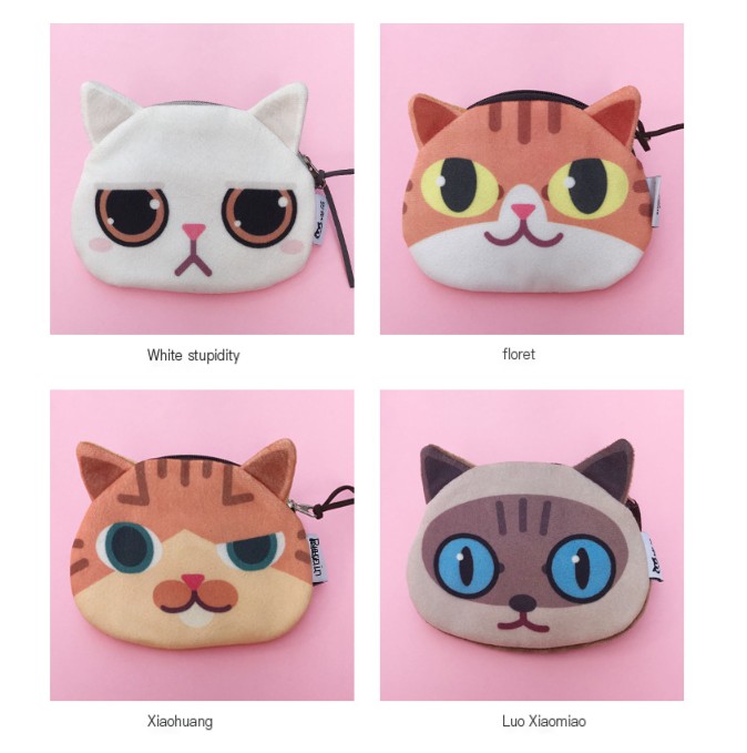 3D Cat Face Purse