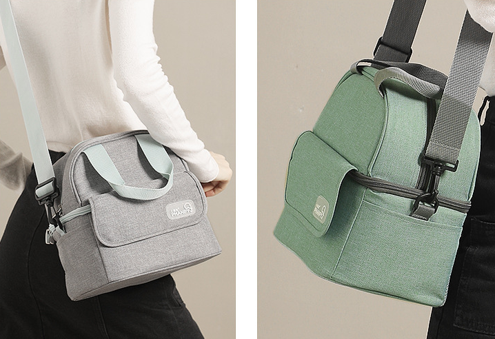 Breast Milk Cooler Bag in Grey
