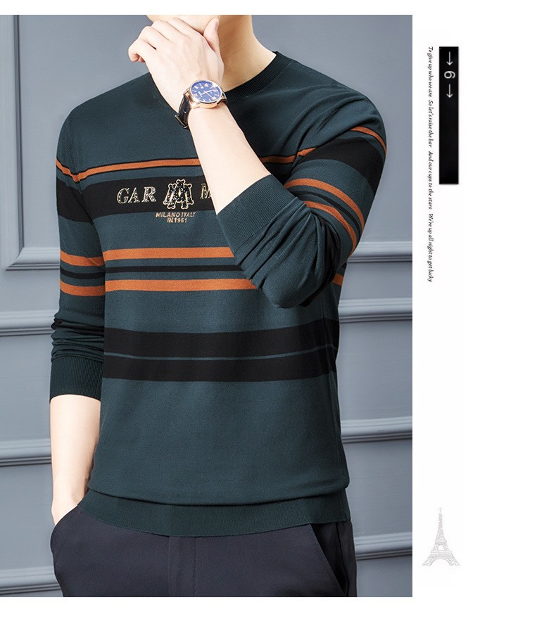 Middle-aged Round Neck Sweater 10