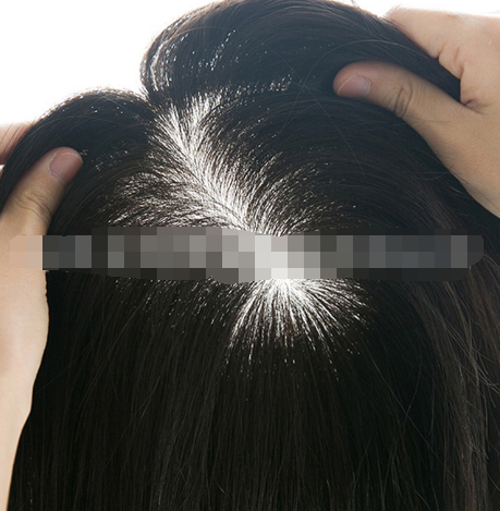 Hand-woven human hair piece 2