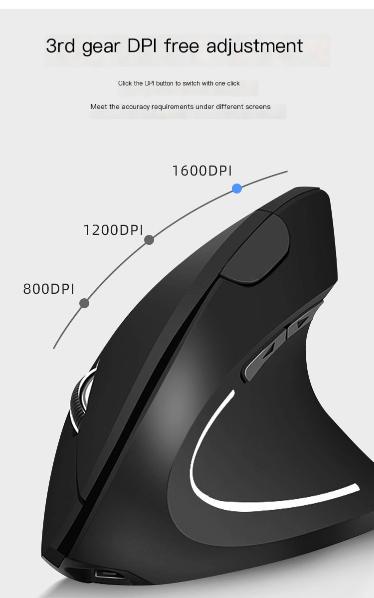 Wireless Vertical Mouse Image 2