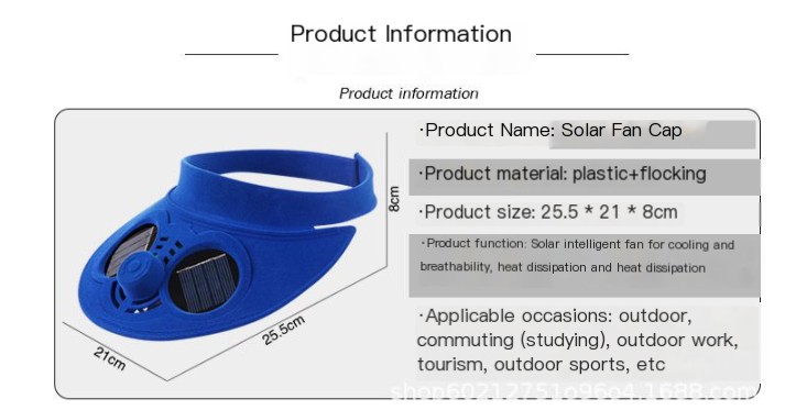 Solar Fan Sun Hat