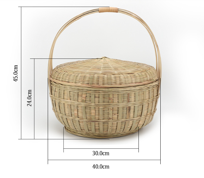 Bamboo Hand Basket